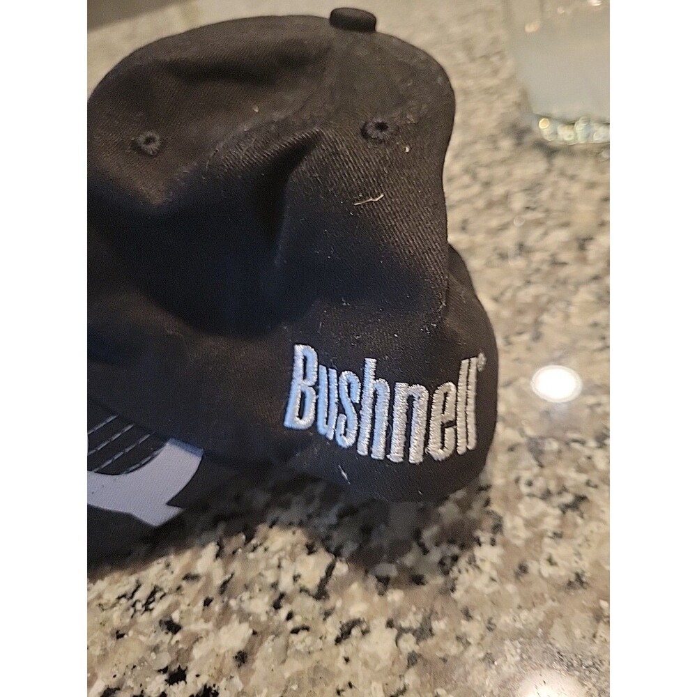 Bushnell Trophy‎ XLT Hat Black Adjustable Hook & Loop Back Cap - Picture 2 of 4